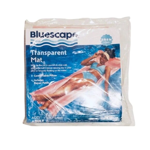 Bluescape Pink & Green Tropical Inflatable Swim Tube Pool Float Bundle! NEW! - Picture 5 of 9